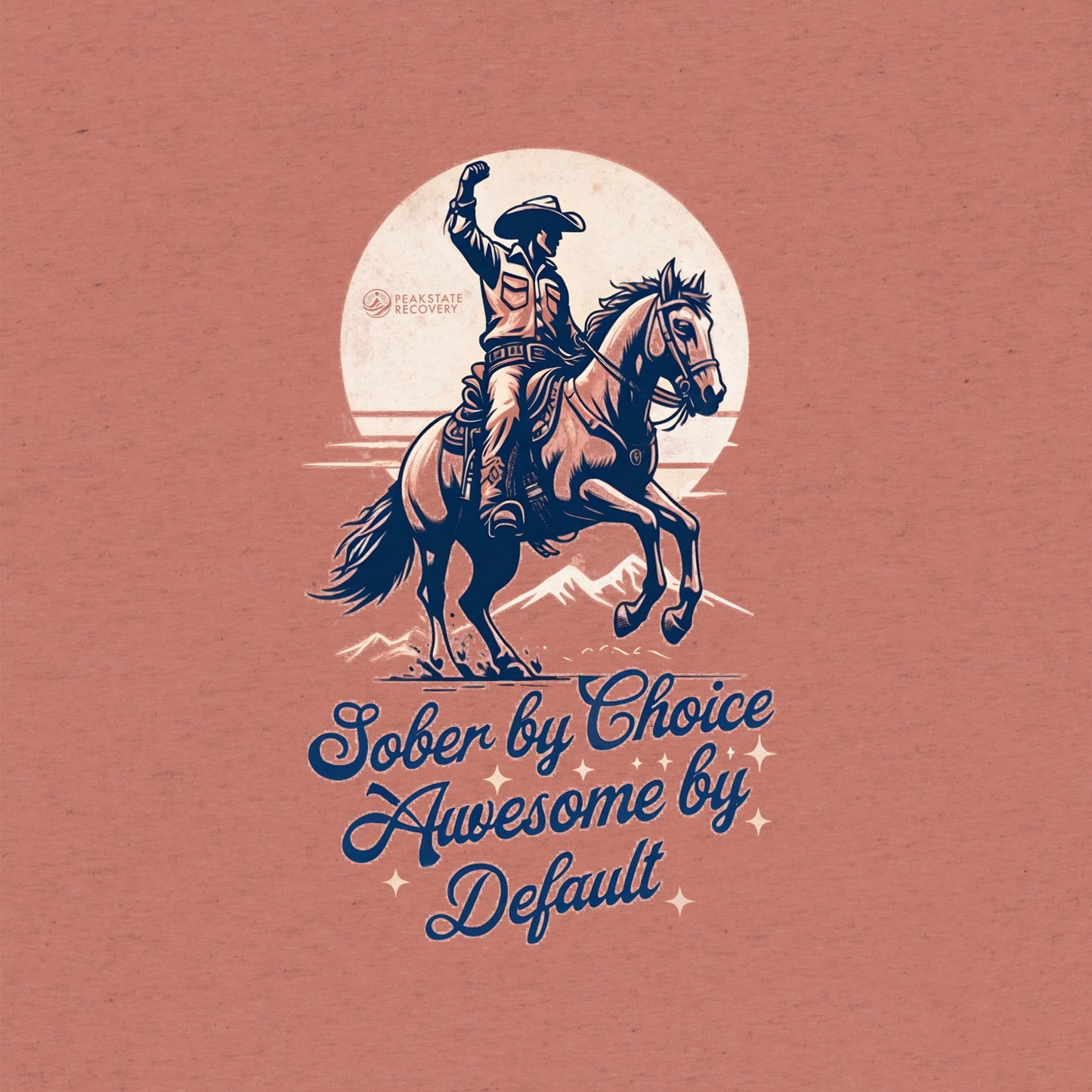 Awesome by Default Unisex Graphic Short Sleeve t-shirt - The Shop at Peak State Recovery