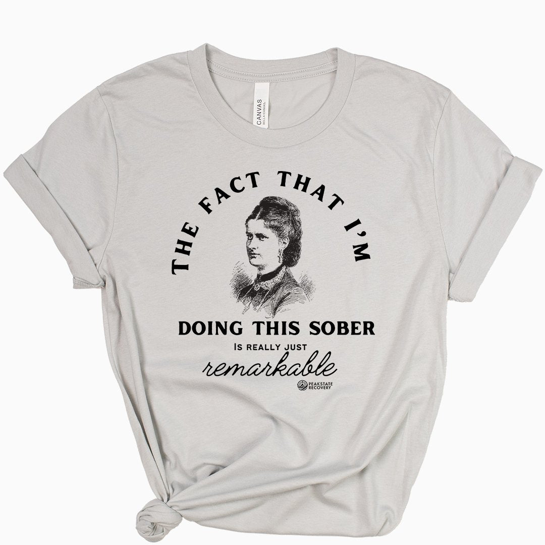 Doing This Sober Unisex t-shirt - The Shop at Peak State Recovery