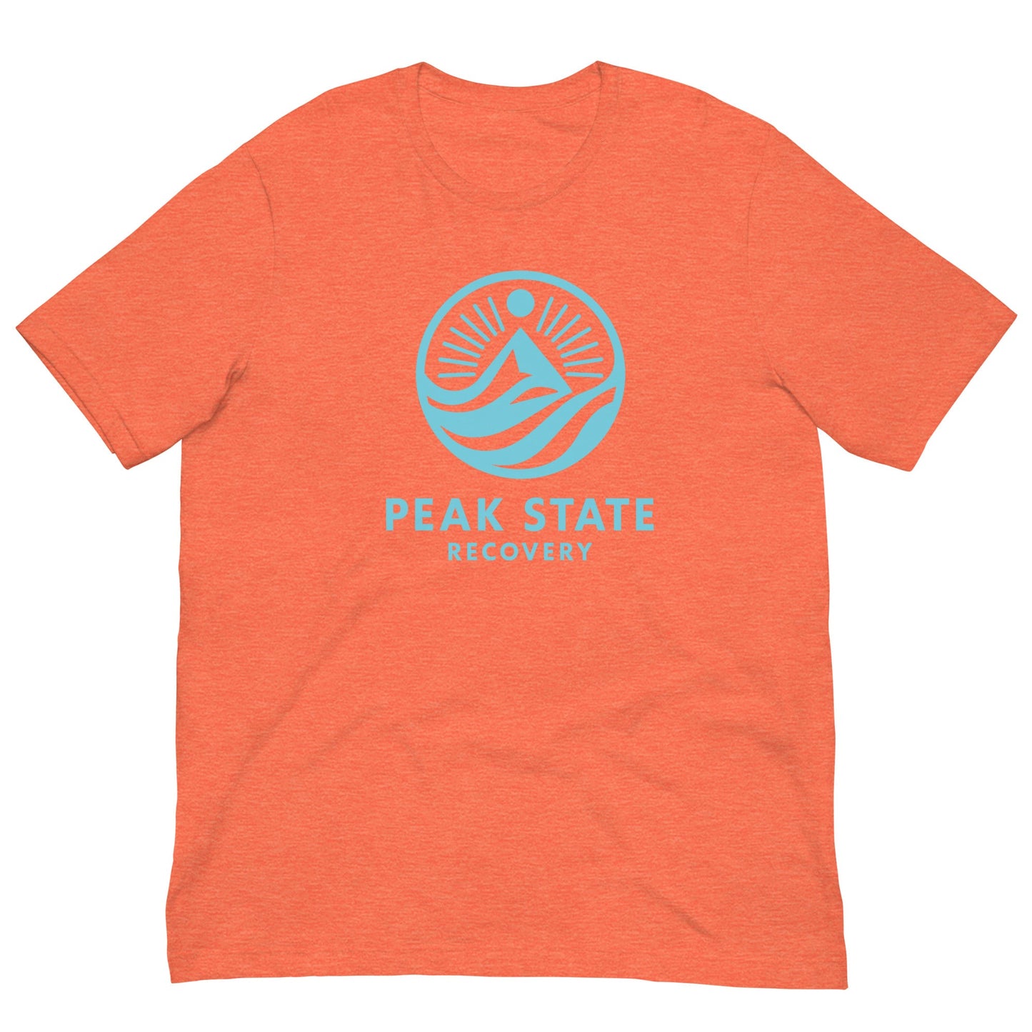 Unisex Tri - blend Peak State Logo Bright - The Shop at Peak State Recovery
