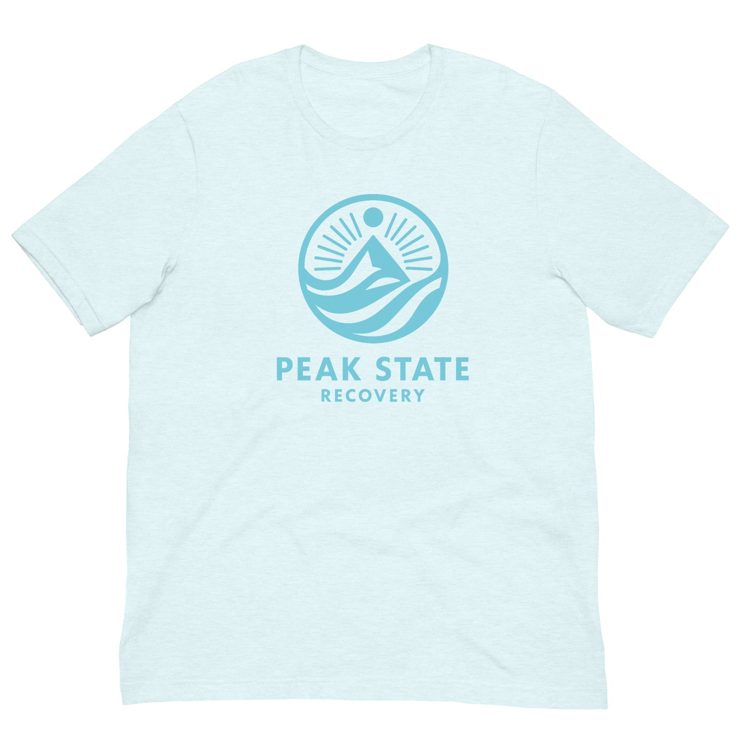 Unisex Tri - blend Peak State Logo Bright - The Shop at Peak State Recovery
