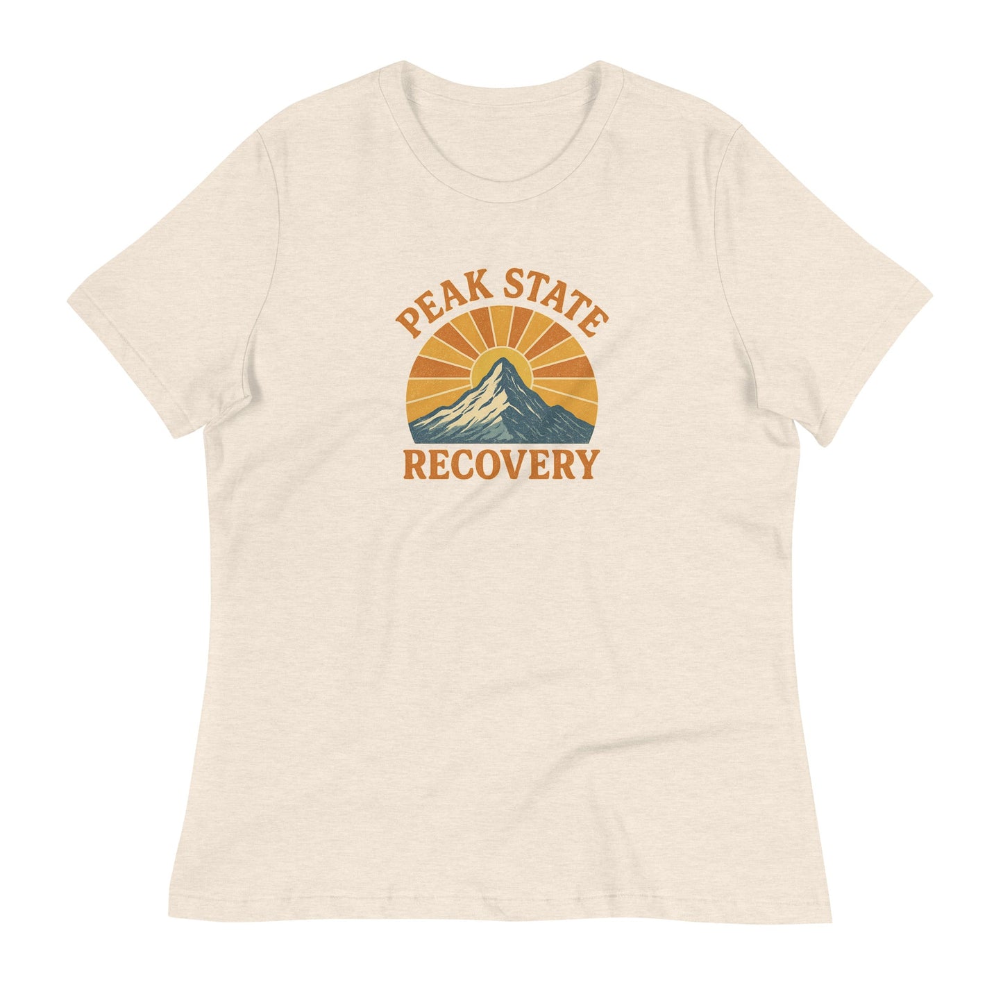 Vintage Peak State Women's Relaxed T-Shirt - The Shop at Peak State Recovery