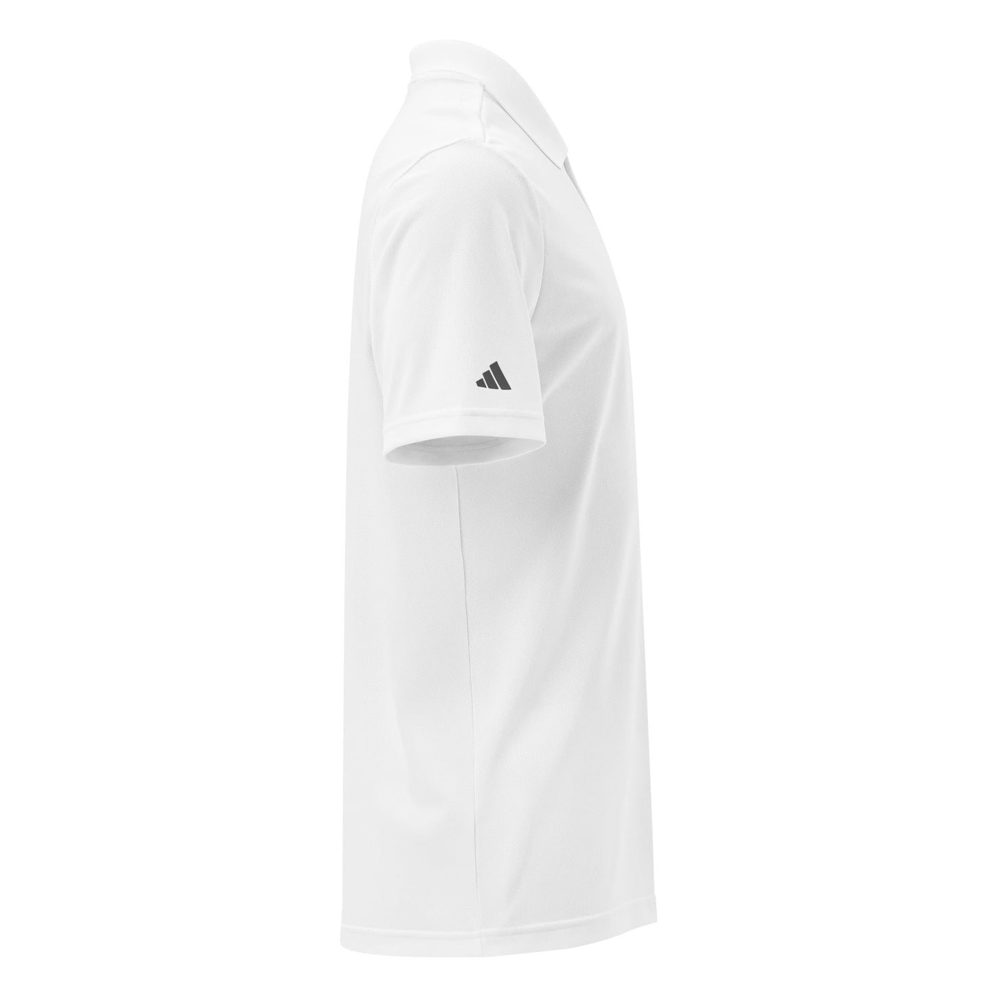 White and Navy Adidas Sport Polo - The Shop at Peak State Recovery