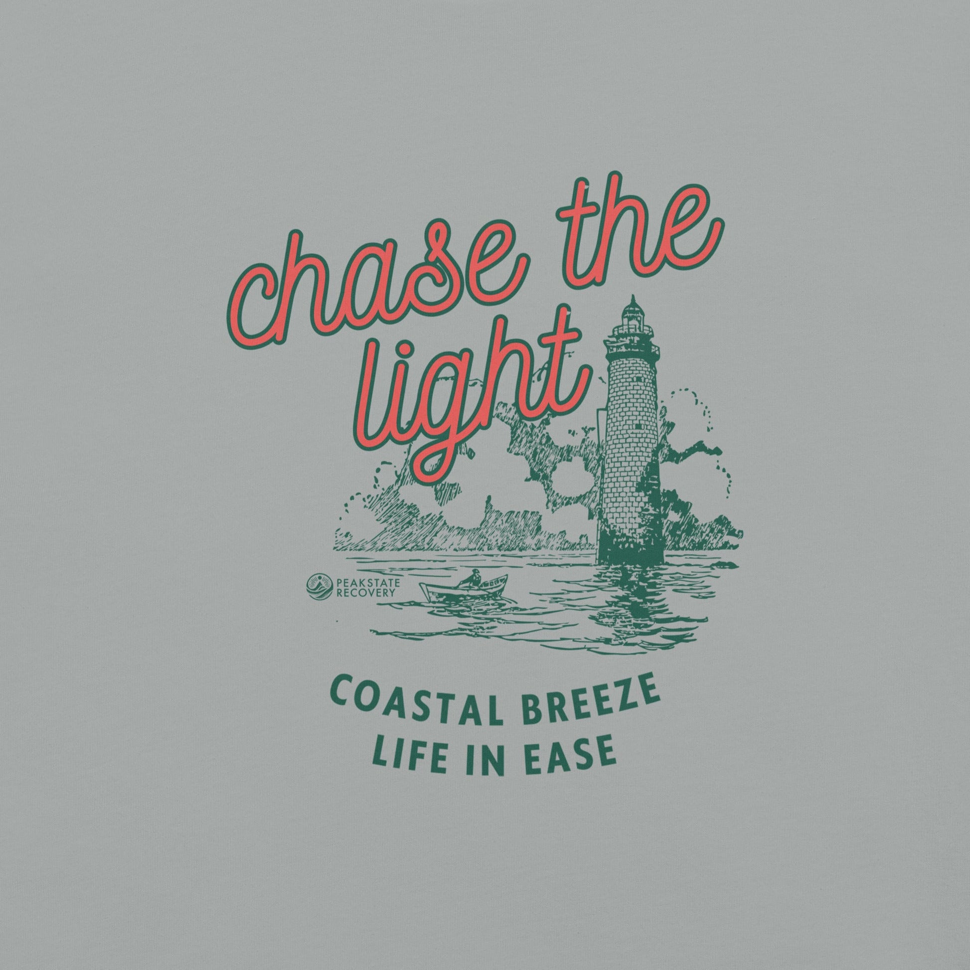 Chase the Light Unisex garment - dyed heavyweight t-shirt - The Shop at Peak State Recovery