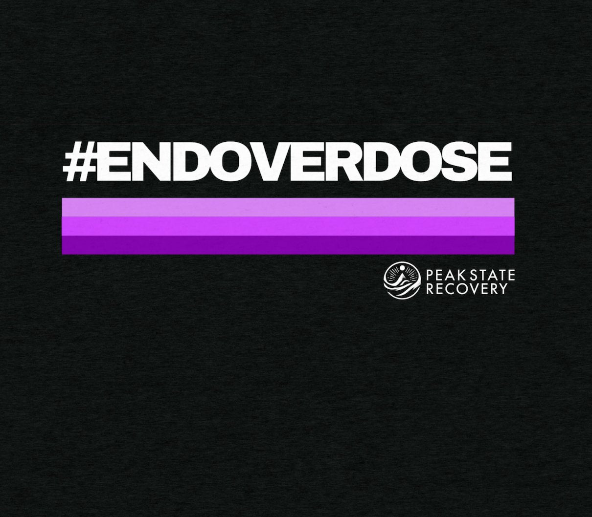 End Overdose | Unisex Tri - Blend Tee - The Shop at Peak State Recovery