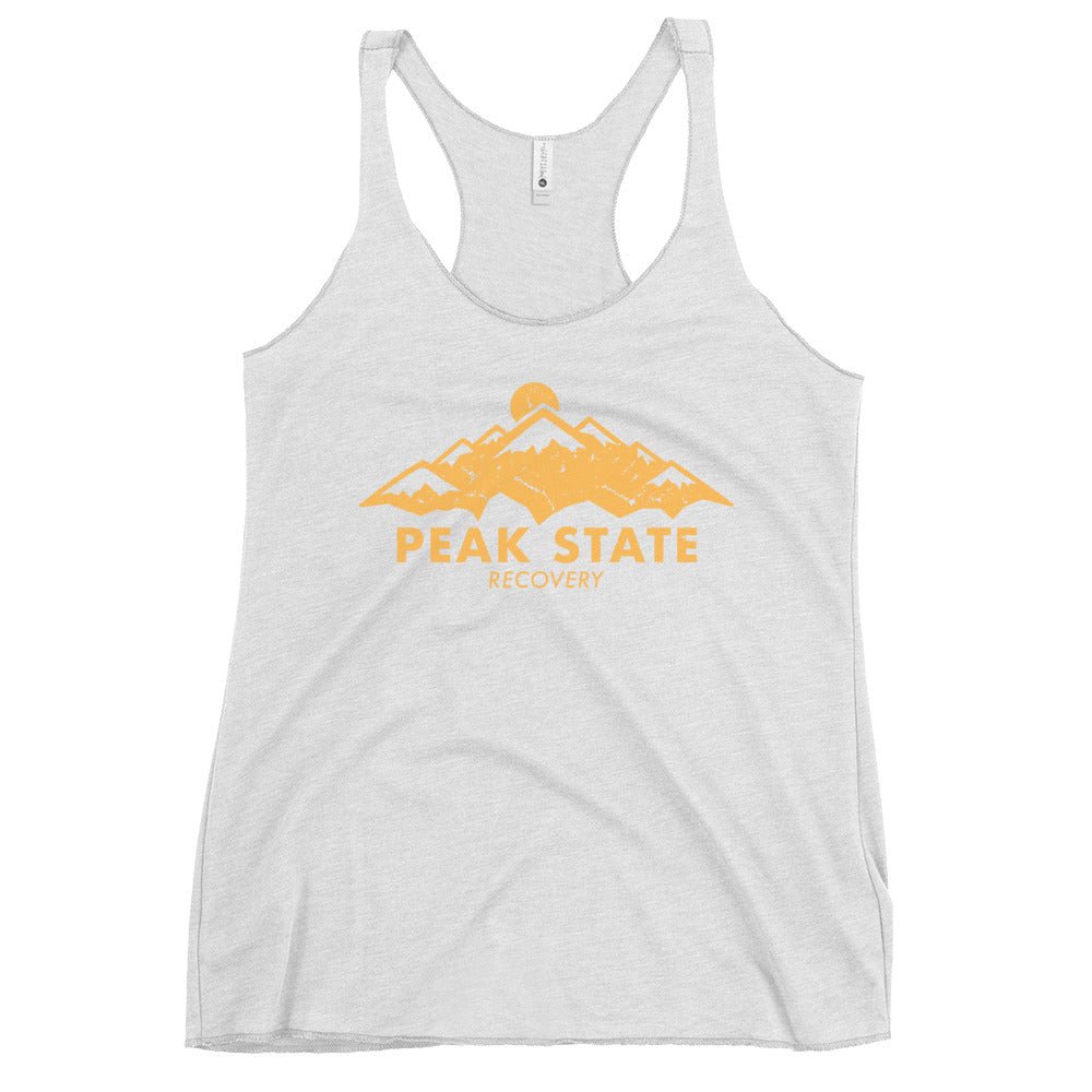 Women's Racerback Tank Peak State Mountain - The Shop at Peak State Recovery