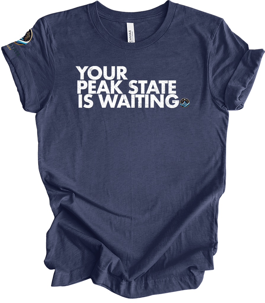 Your Peak State is Waiting Unisex t-shirt - The Shop at Peak State Recovery